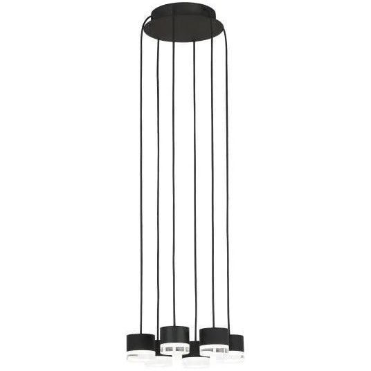 Visual Comfort Modern Collection - Gable LED Chandelier - 700TRSPGBL18TB-LED930120 | Montreal Lighting & Hardware