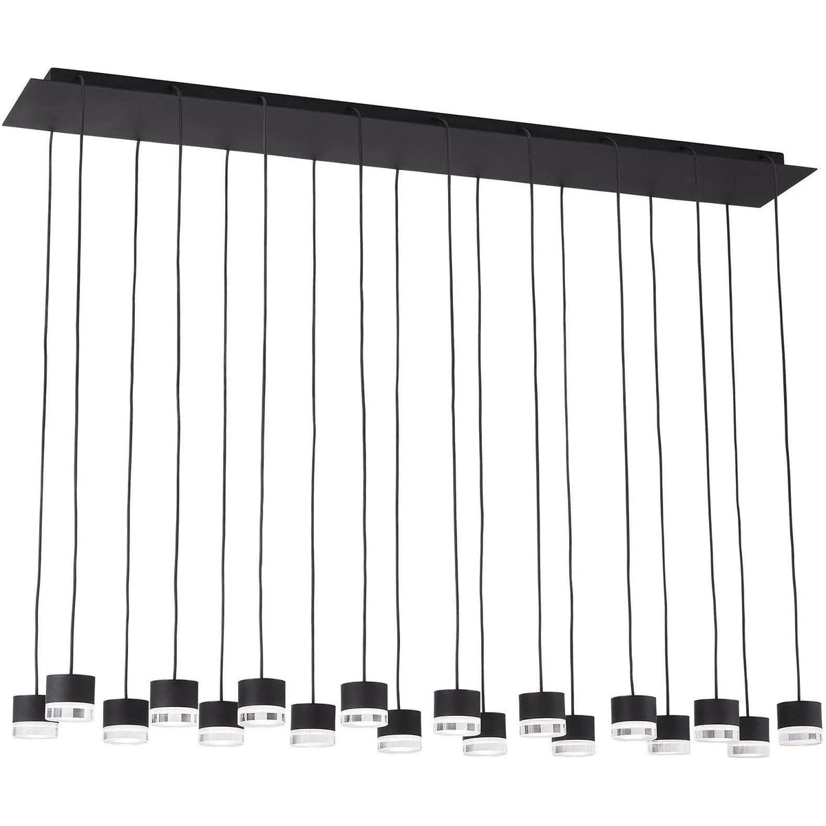 Visual Comfort Modern Collection - Gable LED Chandelier - 700TRSPGBL18TB-LED930120 | Montreal Lighting & Hardware