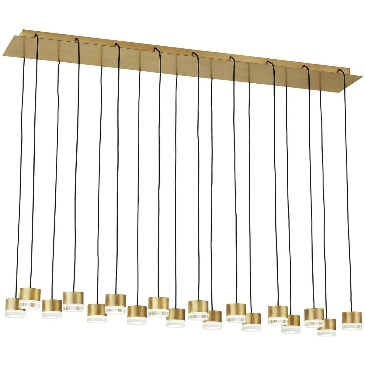 Visual Comfort Modern Collection - Gable LED Chandelier - 700TRSPGBL18TNB-LED930120 | Montreal Lighting & Hardware