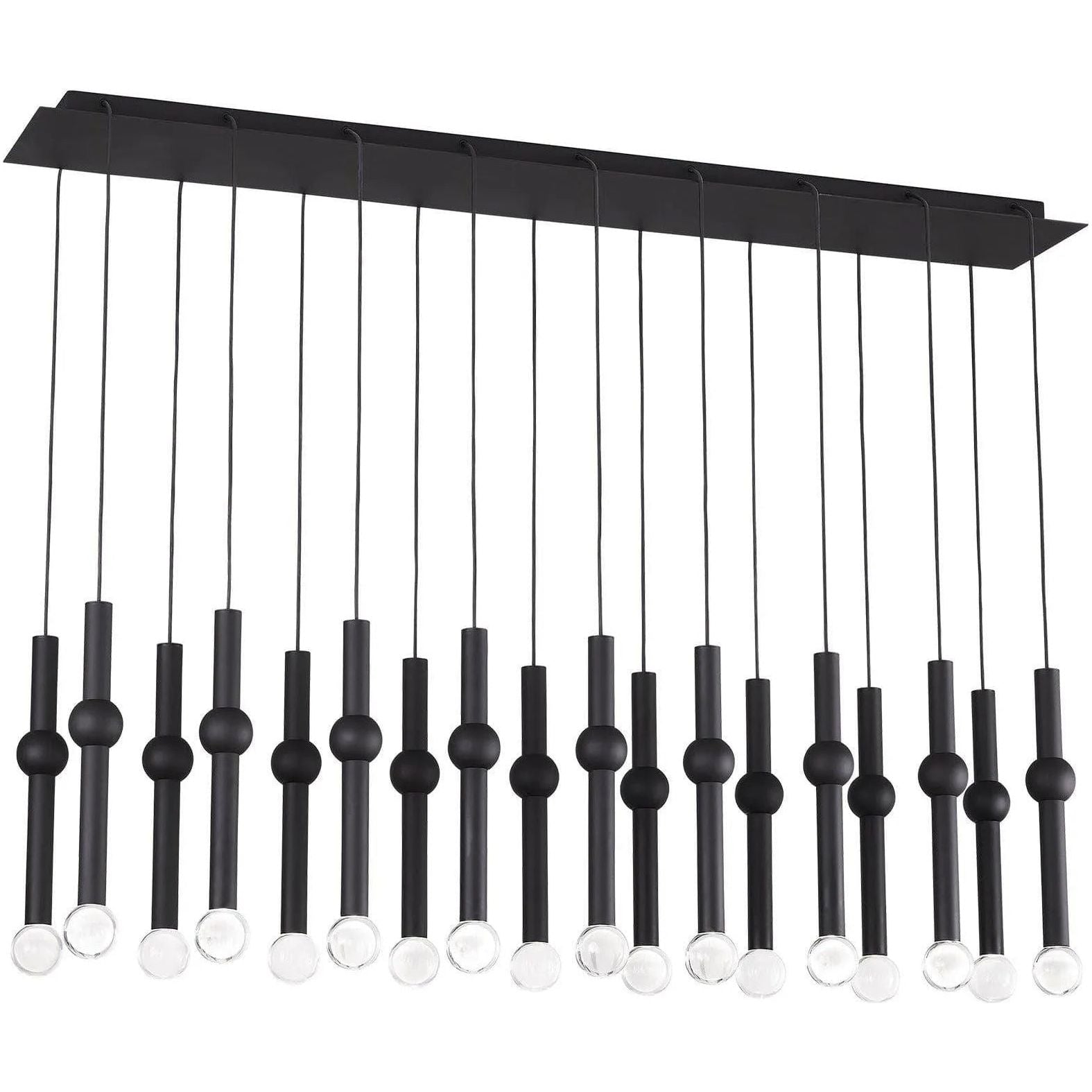 Visual Comfort Modern Collection - Guyed LED Chandelier - 700TRSPGYD18TB-LED930120 | Montreal Lighting & Hardware