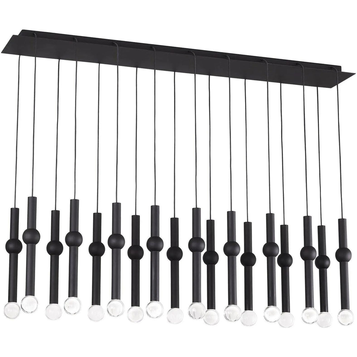 Visual Comfort Modern Collection - Guyed LED Chandelier - 700TRSPGYD18TB-LED930120 | Montreal Lighting & Hardware