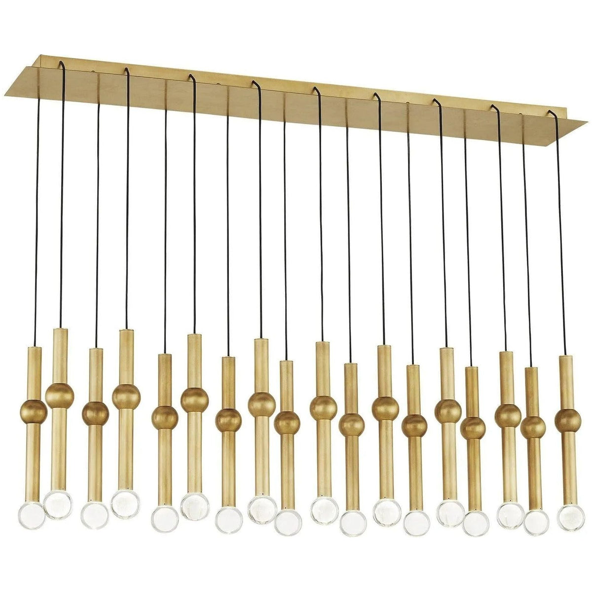 Visual Comfort Modern Collection - Guyed LED Chandelier - 700TRSPGYD18TNB-LED930120 | Montreal Lighting & Hardware