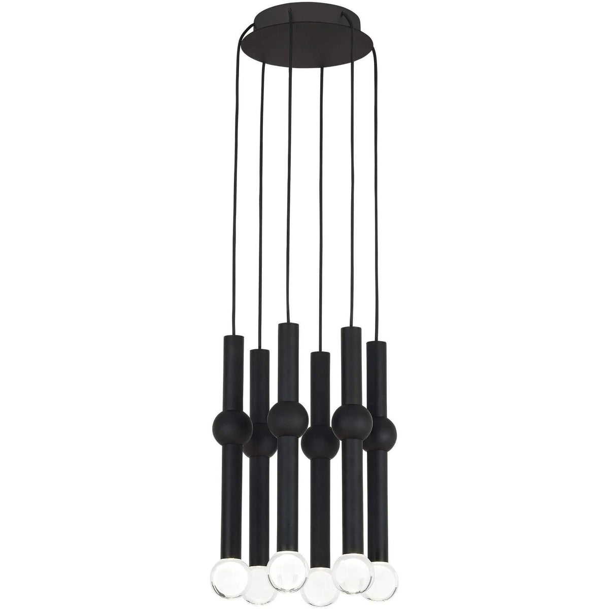 Visual Comfort Modern Collection - Guyed LED Chandelier - 700TRSPGYD6RB-LED930 | Montreal Lighting & Hardware