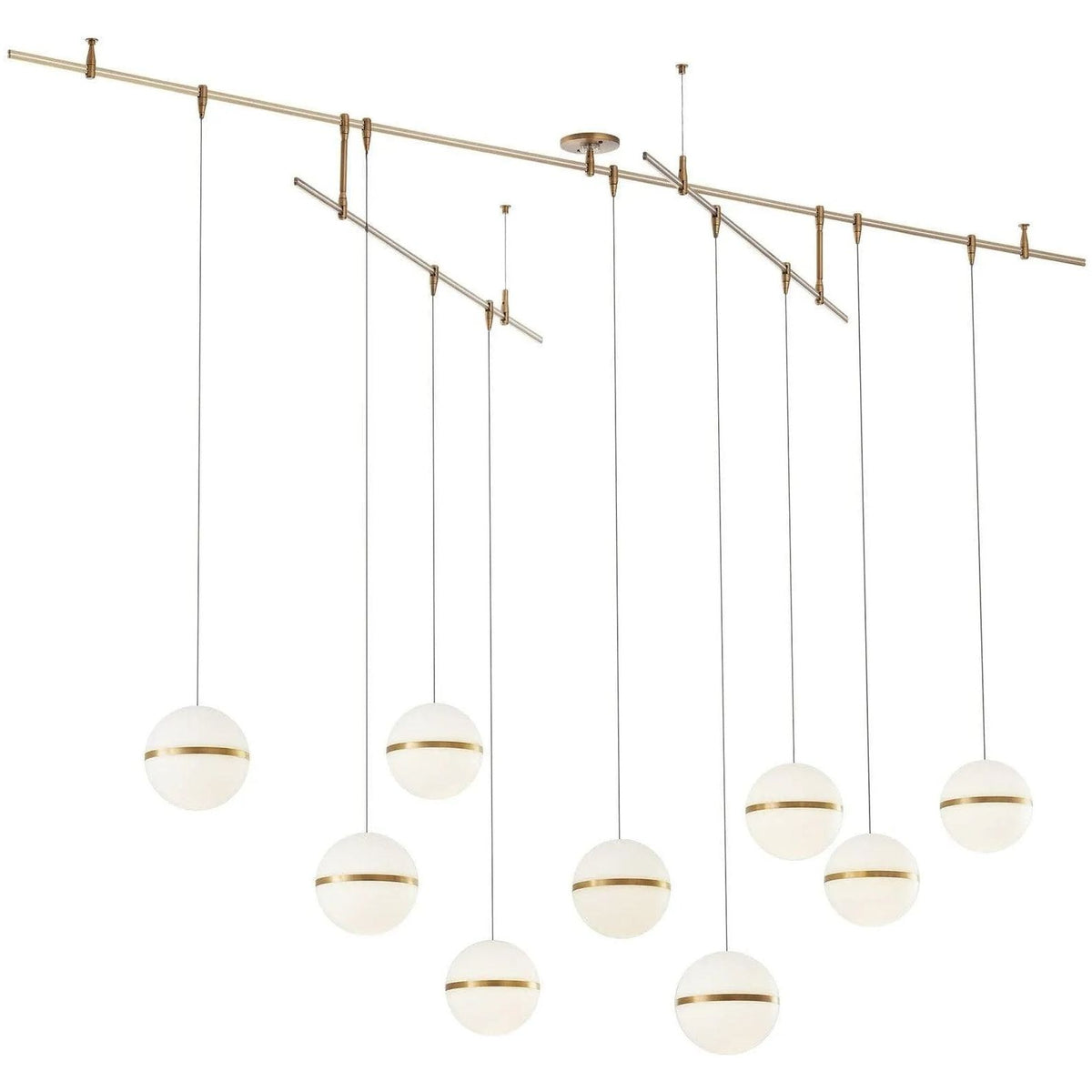 Visual Comfort Modern Collection - Hanea LED Chandelier - 700HNE9NB-LED930R | Montreal Lighting & Hardware