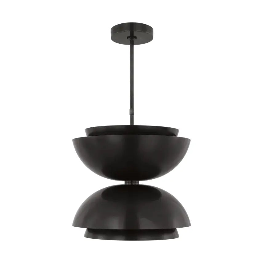 Visual Comfort Modern Collection - Shanti Double Pendant - SLPD13227BZ | Montreal Lighting & Hardware