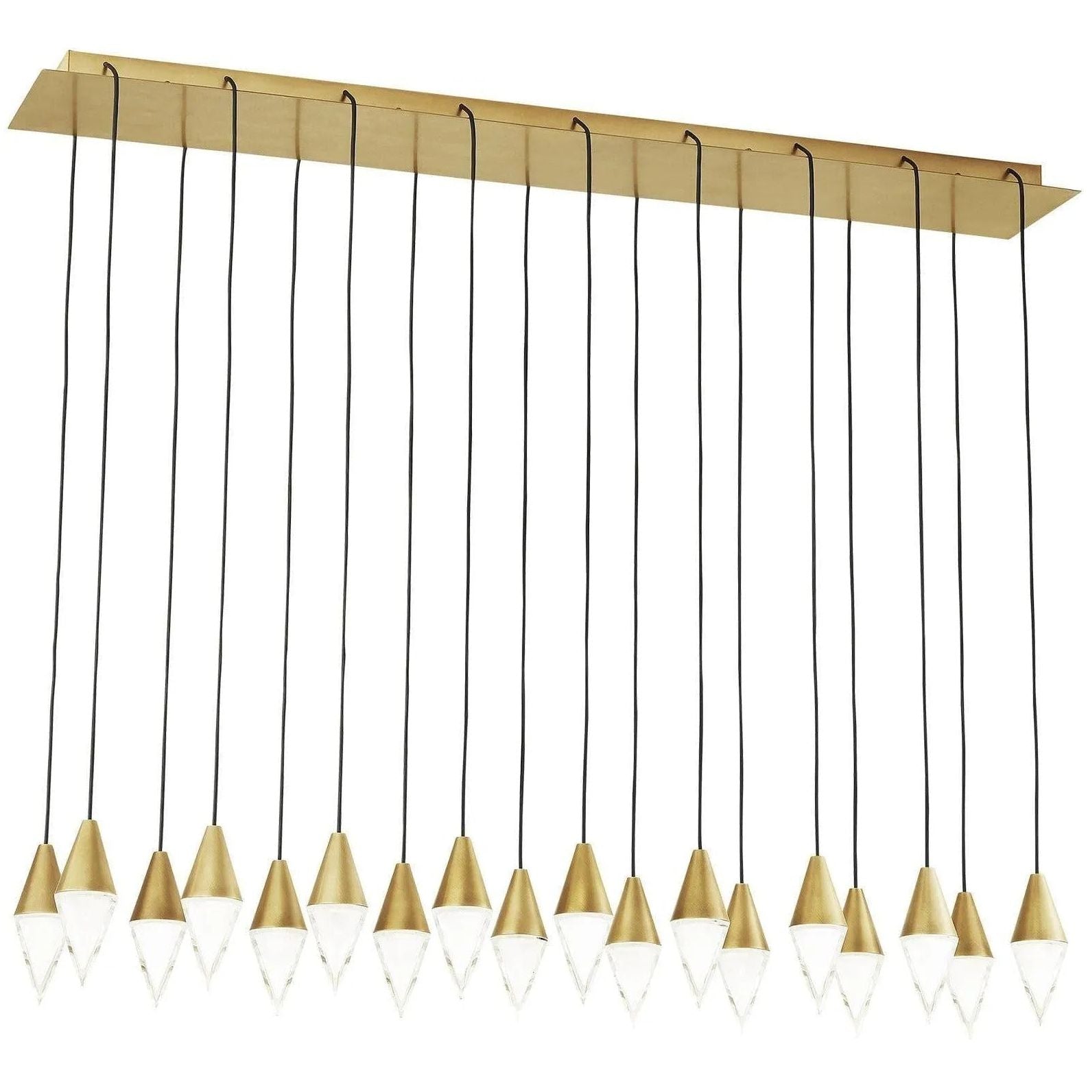 Visual Comfort Modern Collection - Turret LED Chandelier - 700TRSPTRT18TNB-LED930120 | Montreal Lighting & Hardware