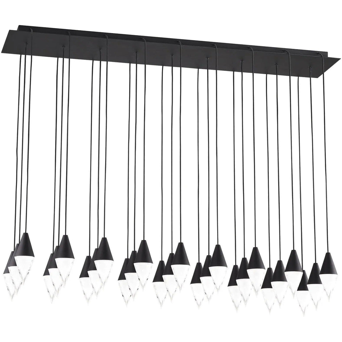 Visual Comfort Modern Collection - Turret LED Chandelier - 700TRSPTRT27TB-LED930120 | Montreal Lighting & Hardware