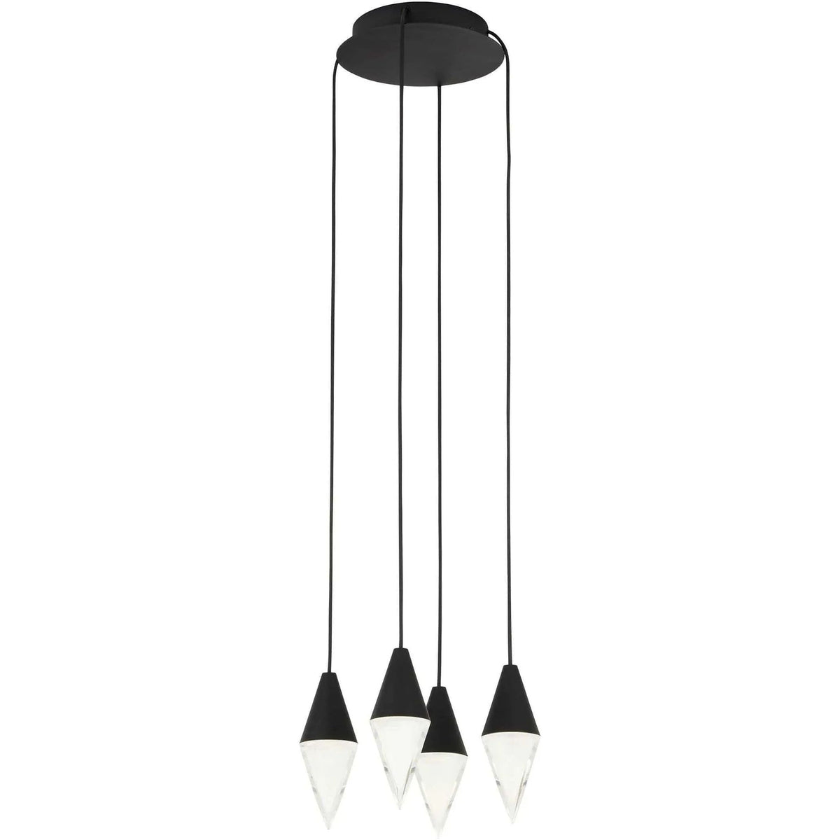 Visual Comfort Modern Collection - Turret LED Chandelier - 700TRSPTRT4RB-LED930 | Montreal Lighting & Hardware