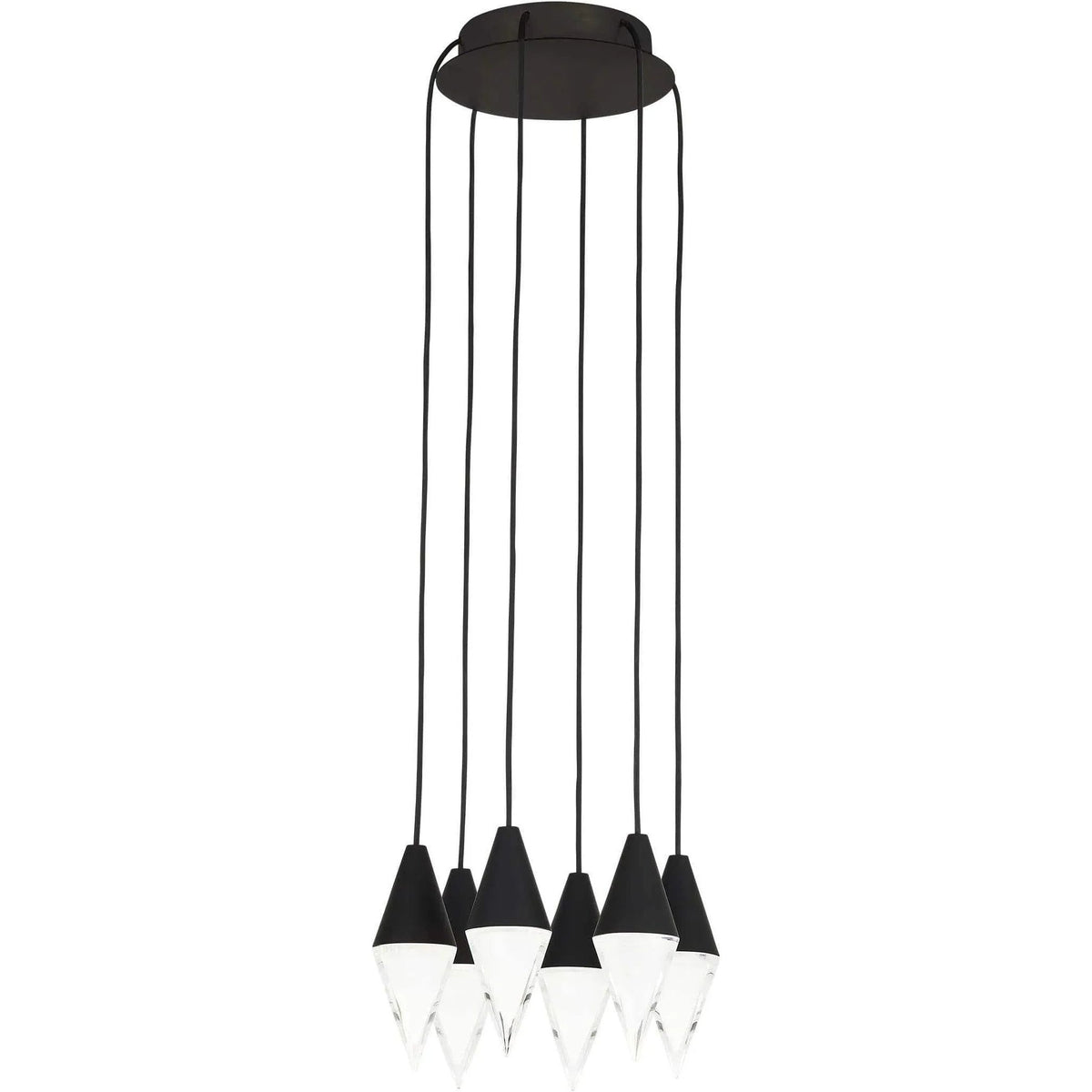 Visual Comfort Modern Collection - Turret LED Chandelier - 700TRSPTRT6RB-LED930 | Montreal Lighting & Hardware