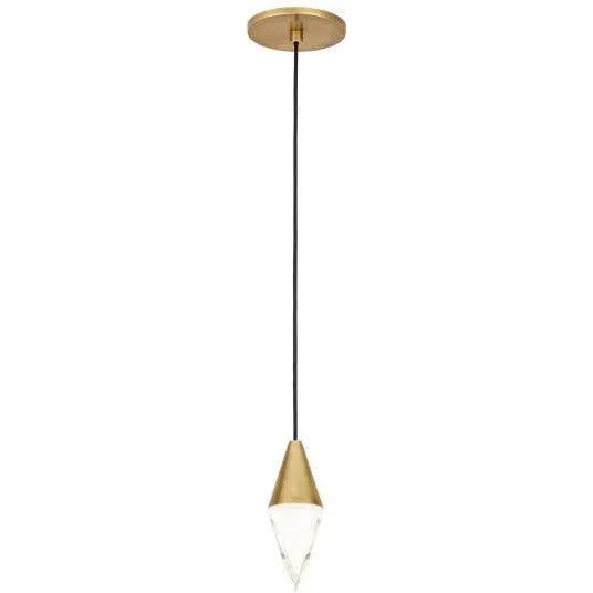 Visual Comfort Modern Collection - Turret LED Pendant - 700TRSPATRT1PB-LED930 | Montreal Lighting & Hardware