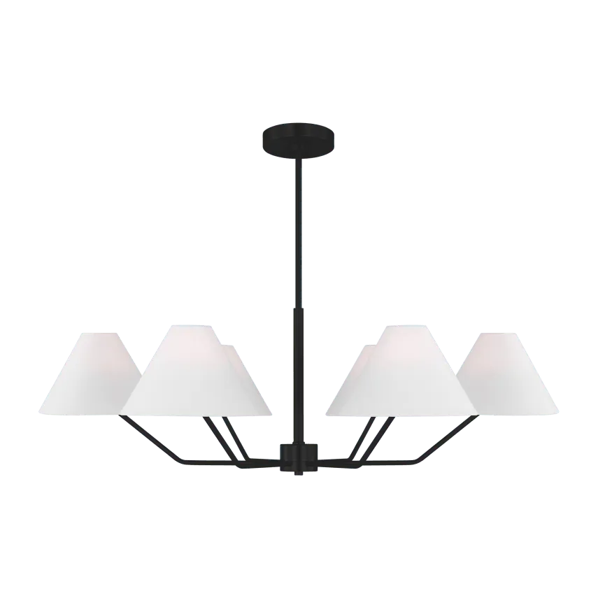 Visual Comfort Studio Collection - Burke Chandelier - DJC1016MBK | Montreal Lighting & Hardware