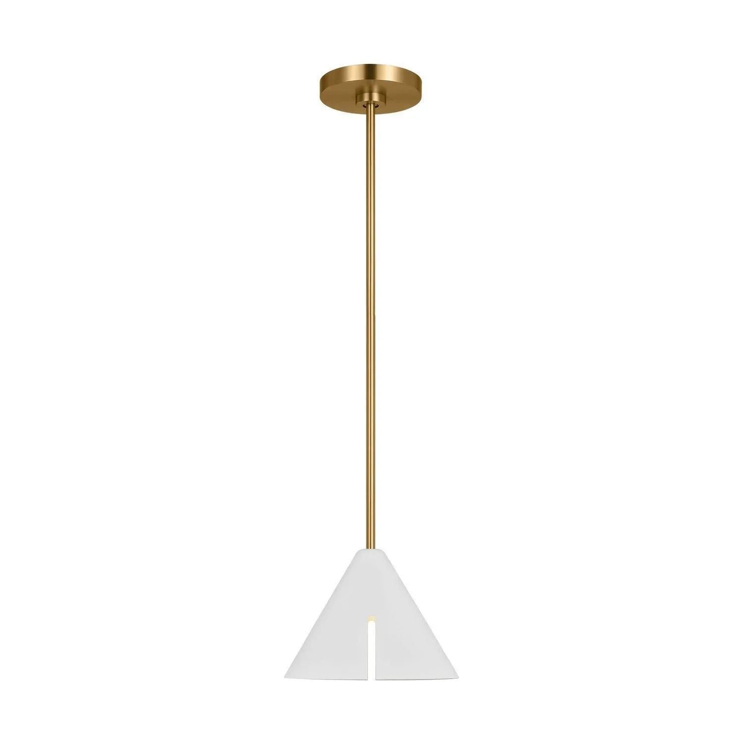 Visual Comfort Studio Collection - Cambre LED Pendant - KP1121MWTBBS-L1 | Montreal Lighting & Hardware