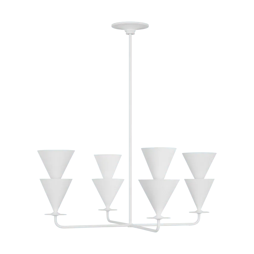 Visual Comfort Studio Collection - Cornet Chandelier - LXC1084CPST | Montreal Lighting & Hardware