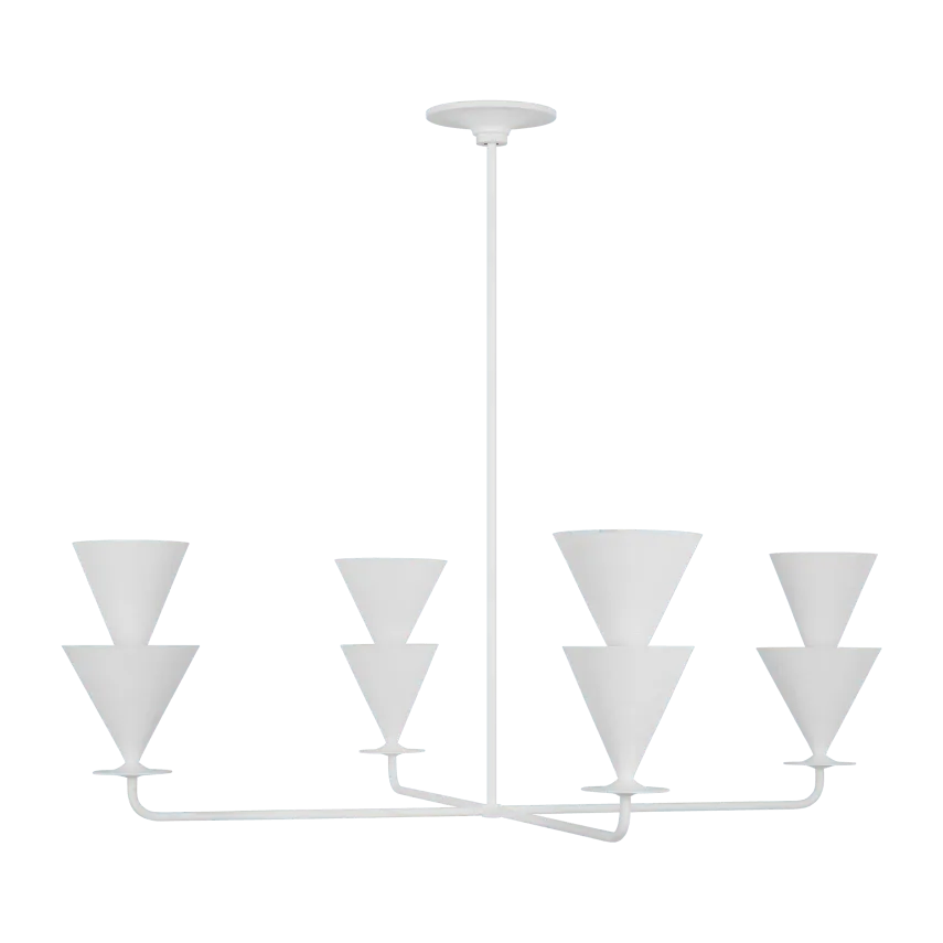 Visual Comfort Studio Collection - Cornet Chandelier - LXC1114CPST | Montreal Lighting & Hardware