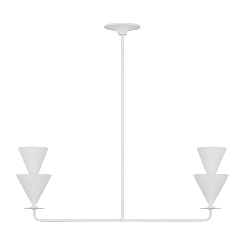 Visual Comfort Studio Collection - Cornet Linear Chandelier - LXC1092CPST | Montreal Lighting & Hardware