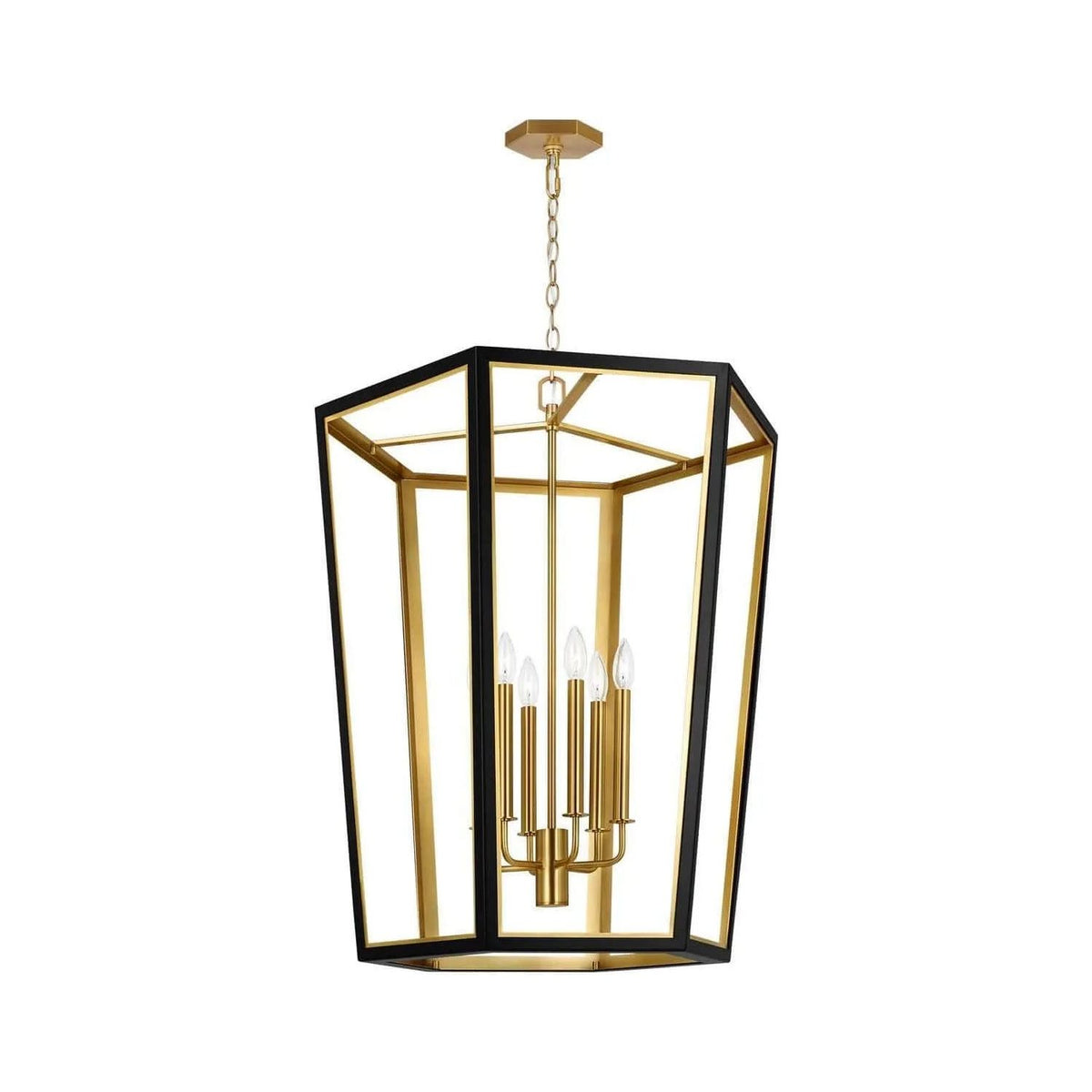 Visual Comfort Studio Collection - Curt Lantern - AC1106MBKBBS | Montreal Lighting & Hardware