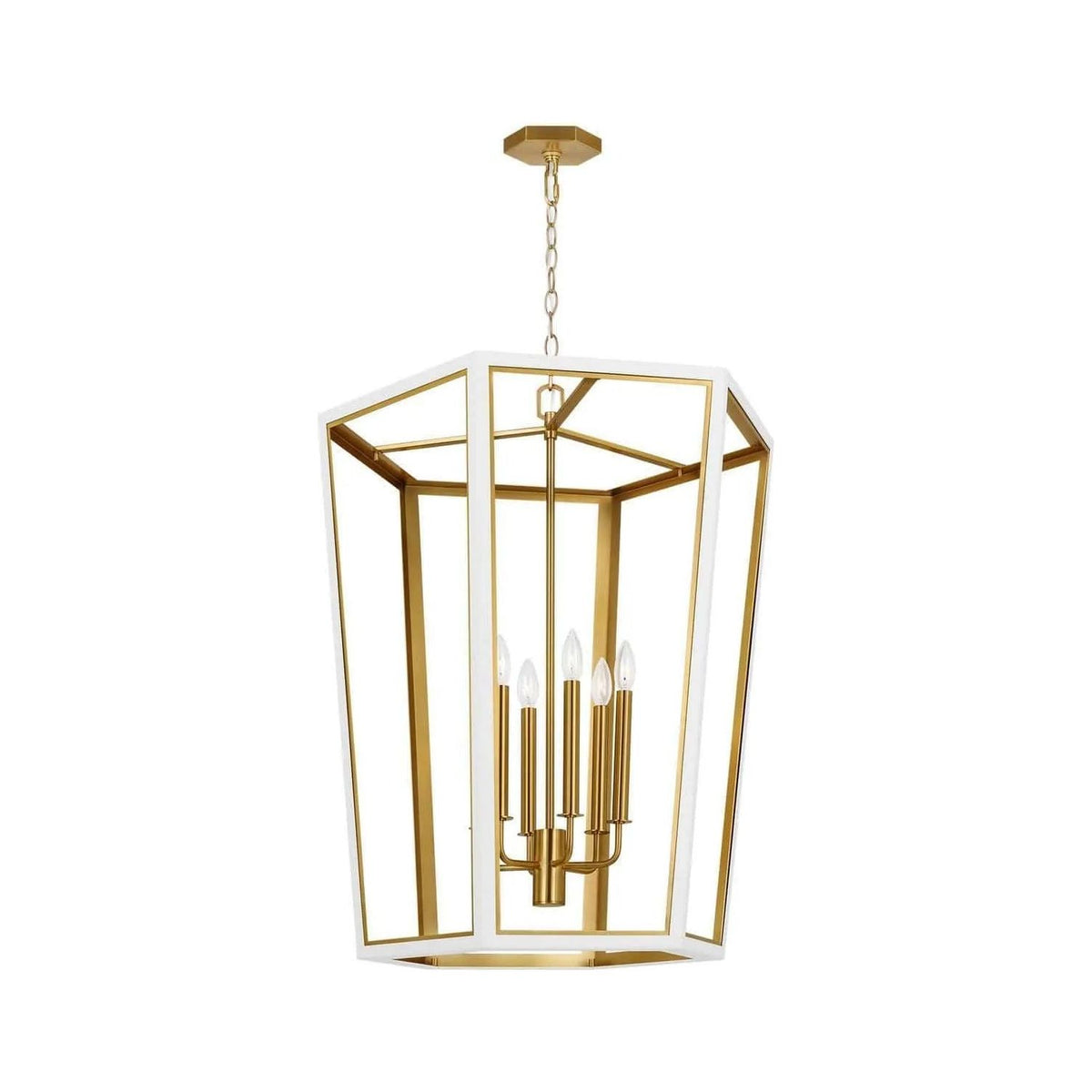 Visual Comfort Studio Collection - Curt Lantern - AC1106MWTBBS | Montreal Lighting & Hardware