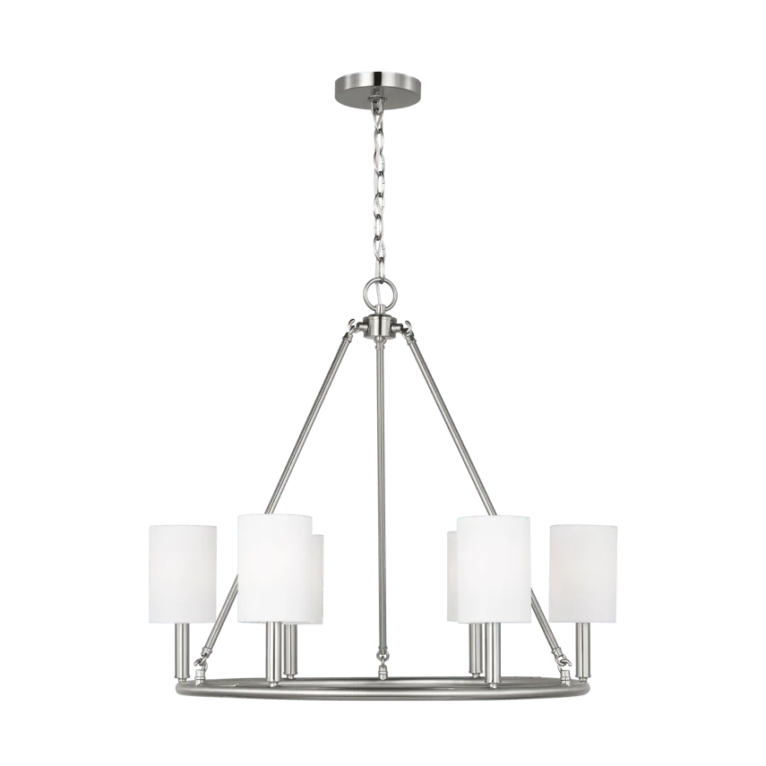 Visual Comfort Studio Collection - Egmont Chandelier - DJC1086BS | Montreal Lighting & Hardware