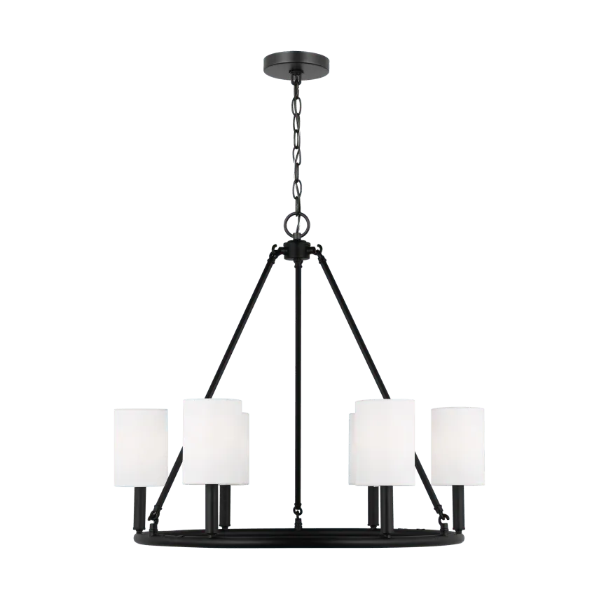 Visual Comfort Studio Collection - Egmont Chandelier - DJC1086MBK | Montreal Lighting & Hardware