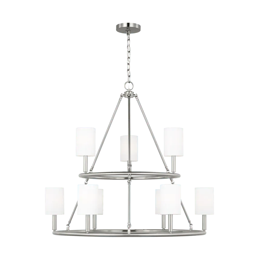 Visual Comfort Studio Collection - Egmont Chandelier - DJC1099BS | Montreal Lighting & Hardware