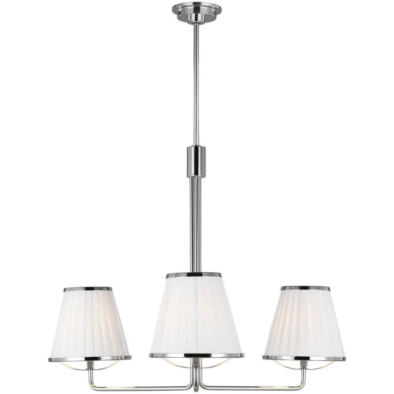 Visual Comfort Studio Collection - Esther Chandelier - LC1173PN | Montreal Lighting & Hardware