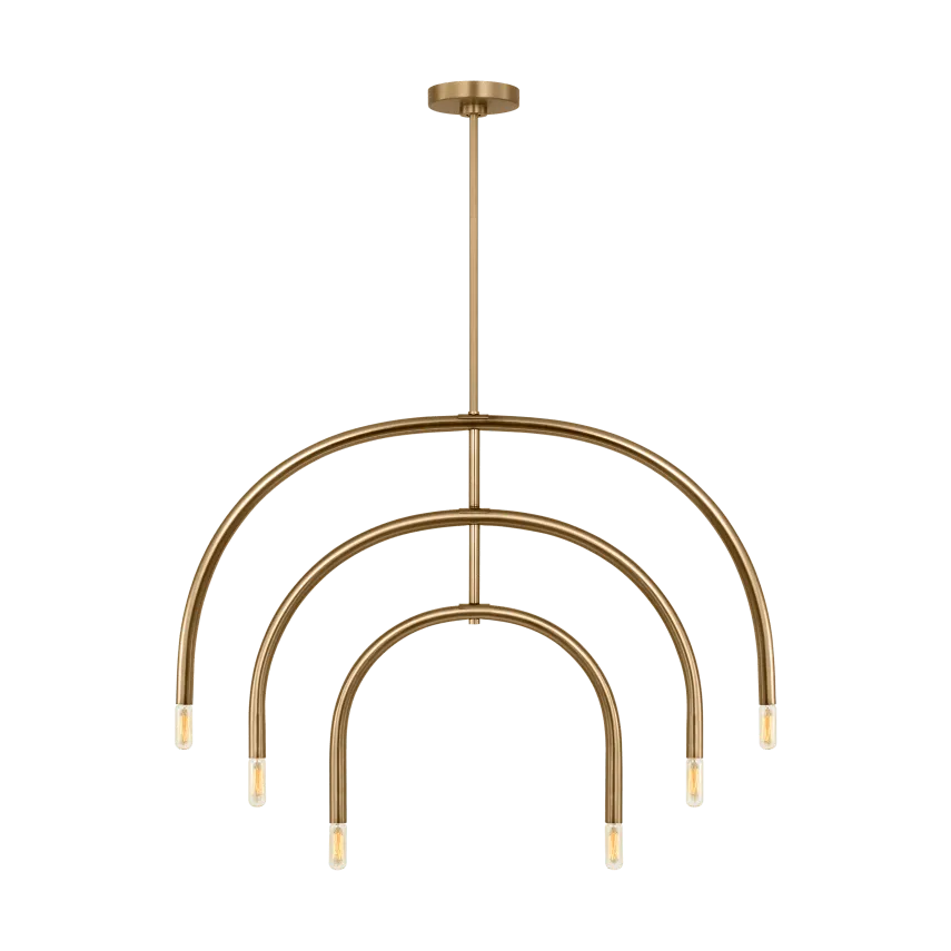 Visual Comfort Studio Collection - Hadden Chandelier - DJC1126SB | Montreal Lighting & Hardware