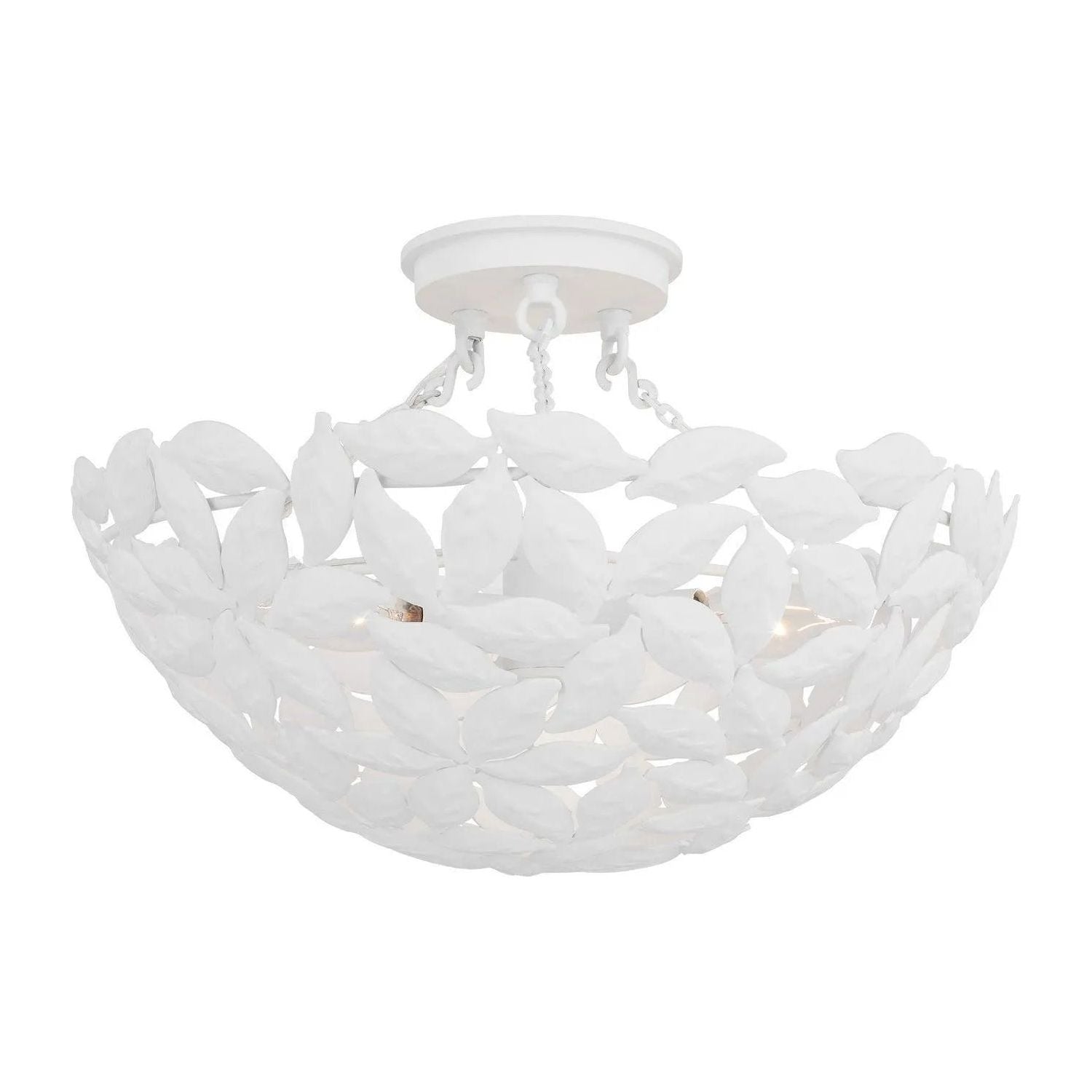 Visual Comfort Studio Collection - Kelan Semi Flush Mount - AF1173TXW | Montreal Lighting & Hardware