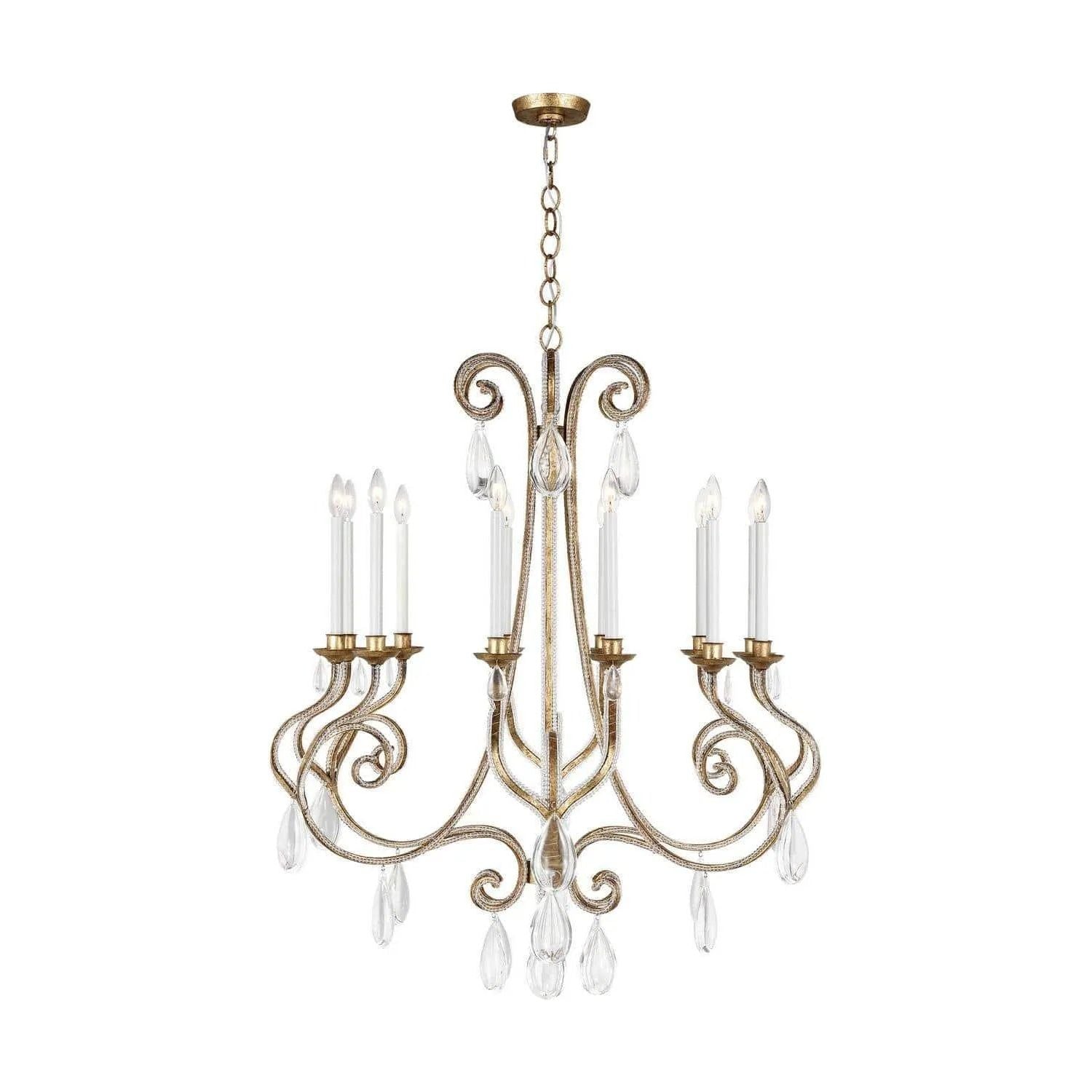 Visual Comfort Studio Collection - Kinsale Chandelier - CC15312ADB | Montreal Lighting & Hardware