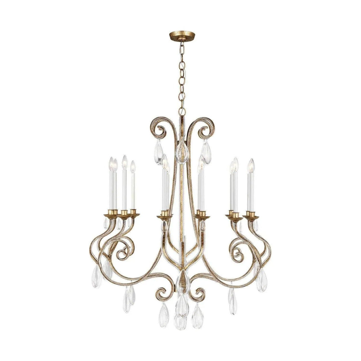 Visual Comfort Studio Collection - Kinsale Chandelier - CC15312ADB | Montreal Lighting & Hardware