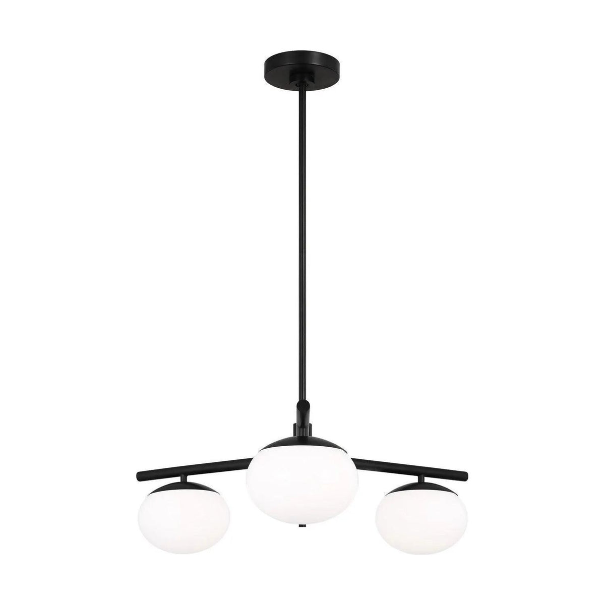 Visual Comfort Studio Collection - Lune Semi Flush Mount - EF1063AI | Montreal Lighting & Hardware