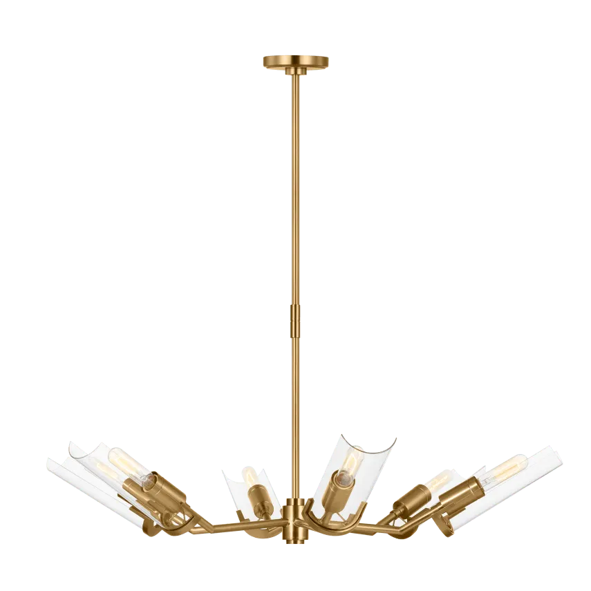 Visual Comfort Studio Collection - Mezzo Chandelier - TC1166BBS | Montreal Lighting & Hardware