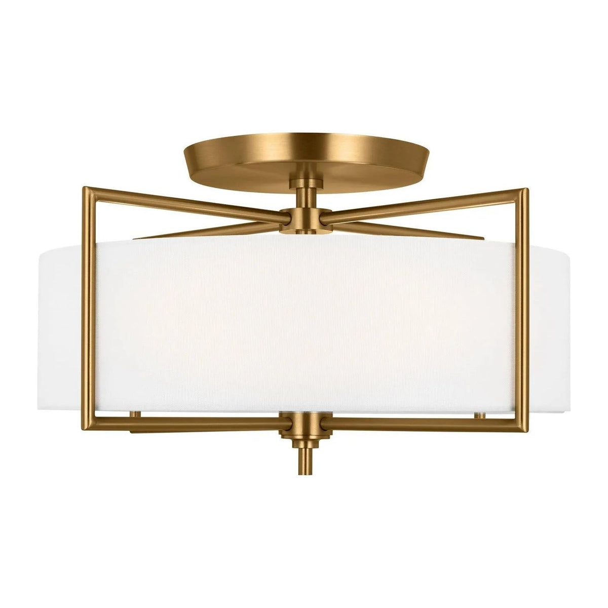 Visual Comfort Studio Collection - Perno Semi-Flush Mount - CF1113BBS | Montreal Lighting & Hardware