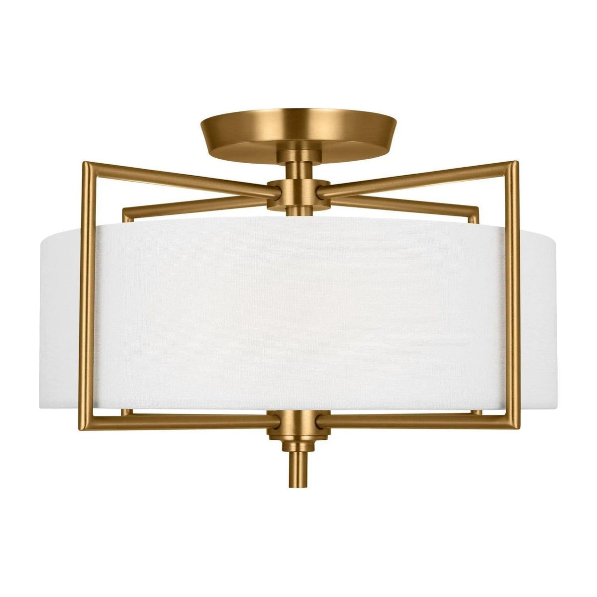 Visual Comfort Studio Collection - Perno Semi-Flush Mount - CF1122BBS | Montreal Lighting & Hardware