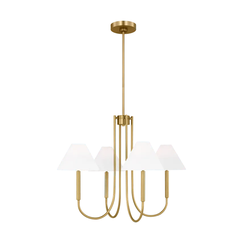 Visual Comfort Studio Collection - Porteau Chandelier - DJC1024SB | Montreal Lighting & Hardware