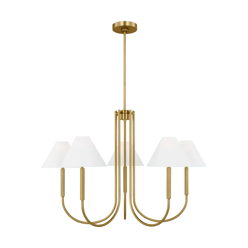 Visual Comfort Studio Collection - Porteau Chandelier - DJC1035SB | Montreal Lighting & Hardware