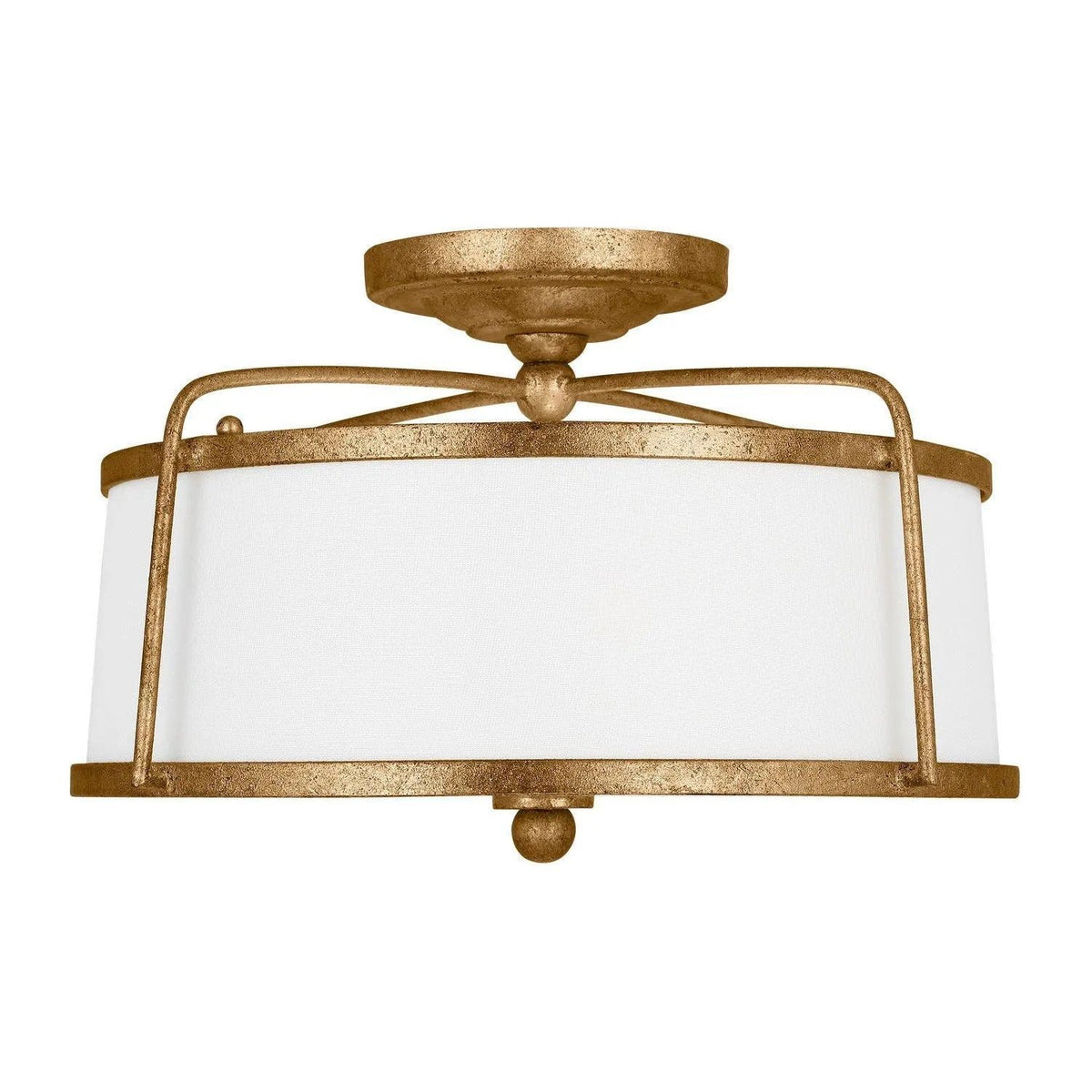 Visual Comfort Studio Collection - Stonington Semi-Flush Mount - CF1102ADB | Montreal Lighting & Hardware