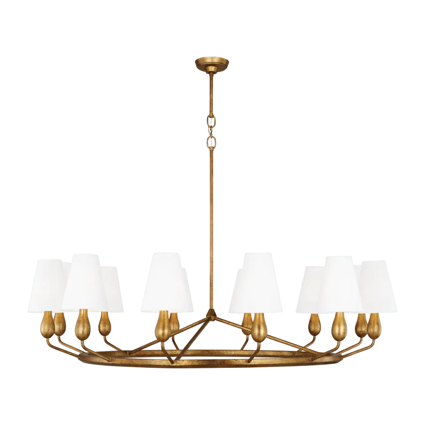 Visual Comfort Studio Collection - Ziba Chandelier - TC11712ADB | Montreal Lighting & Hardware