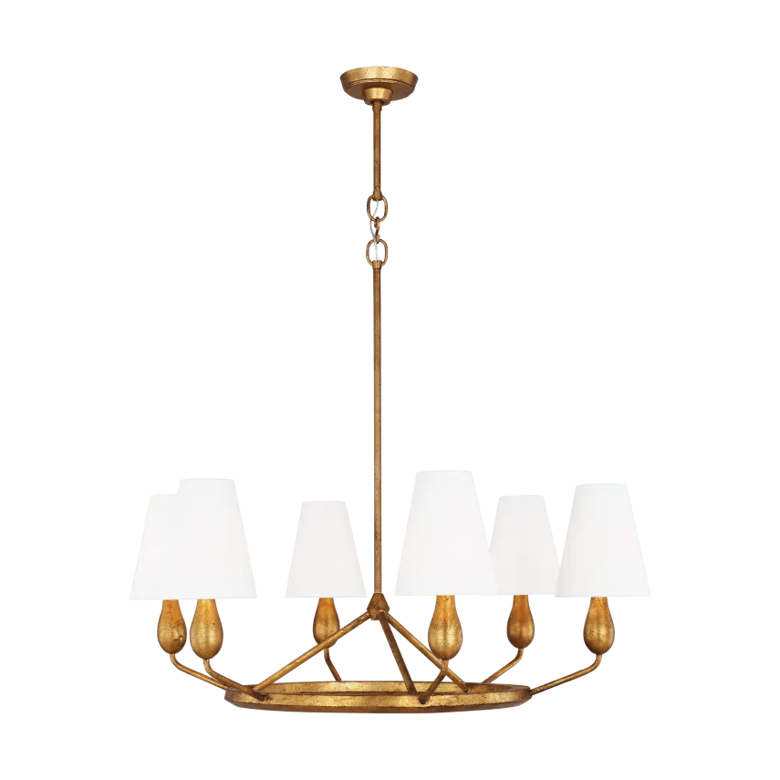 Visual Comfort Studio Collection - Ziba Chandelier - TC1186ADB | Montreal Lighting & Hardware