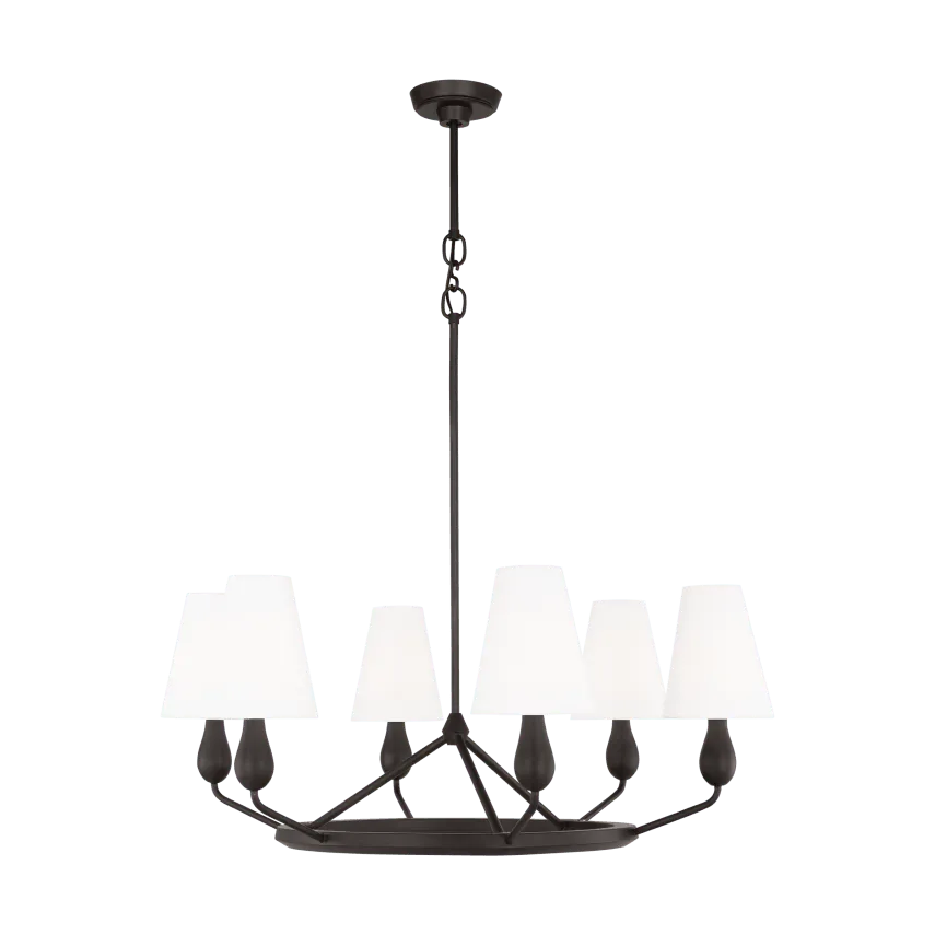 Visual Comfort Studio Collection - Ziba Chandelier - TC1186AI | Montreal Lighting & Hardware