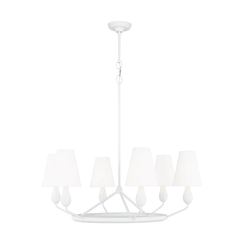 Visual Comfort Studio Collection - Ziba Chandelier - TC1186AI | Montreal Lighting & Hardware