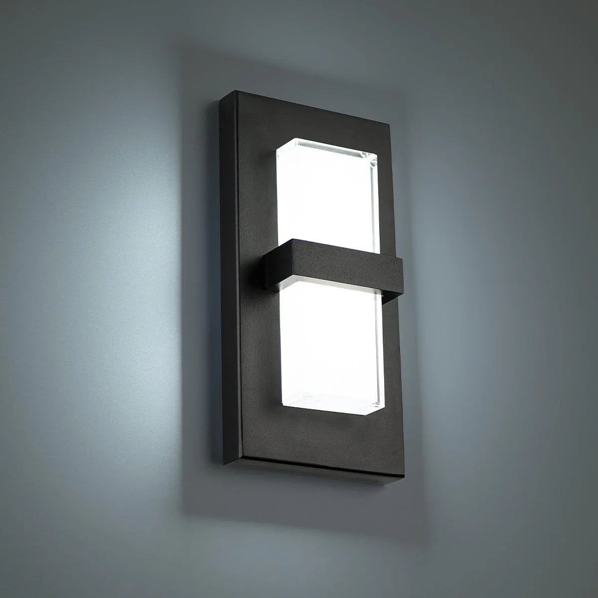 WAC Lighting - Bandeau LED Outdoor Wall Light - WS-W21110-40-BK | Montreal Lighting & Hardware