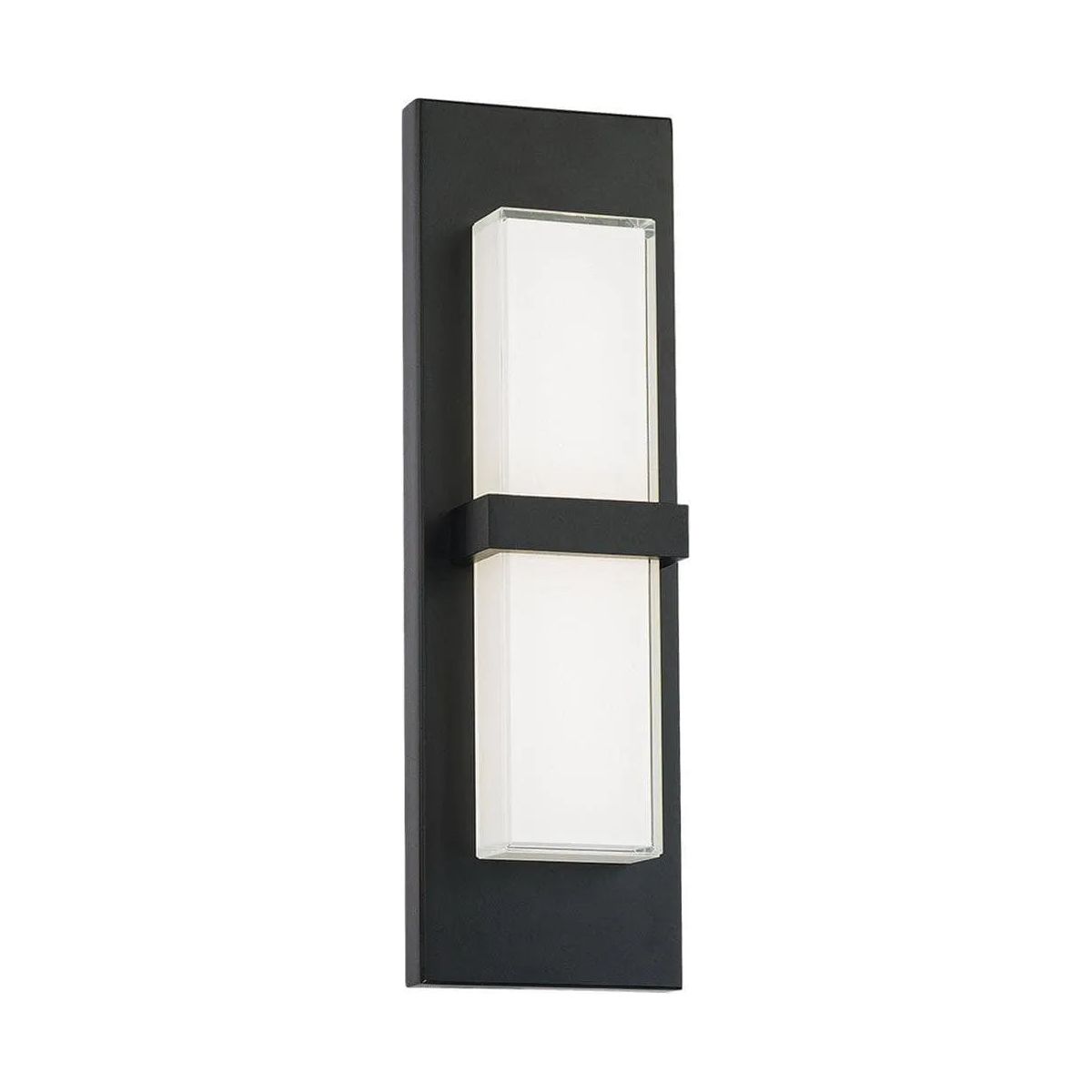 WAC Lighting - Bandeau LED Outdoor Wall Light - WS-W21116-30-BK | Montreal Lighting & Hardware