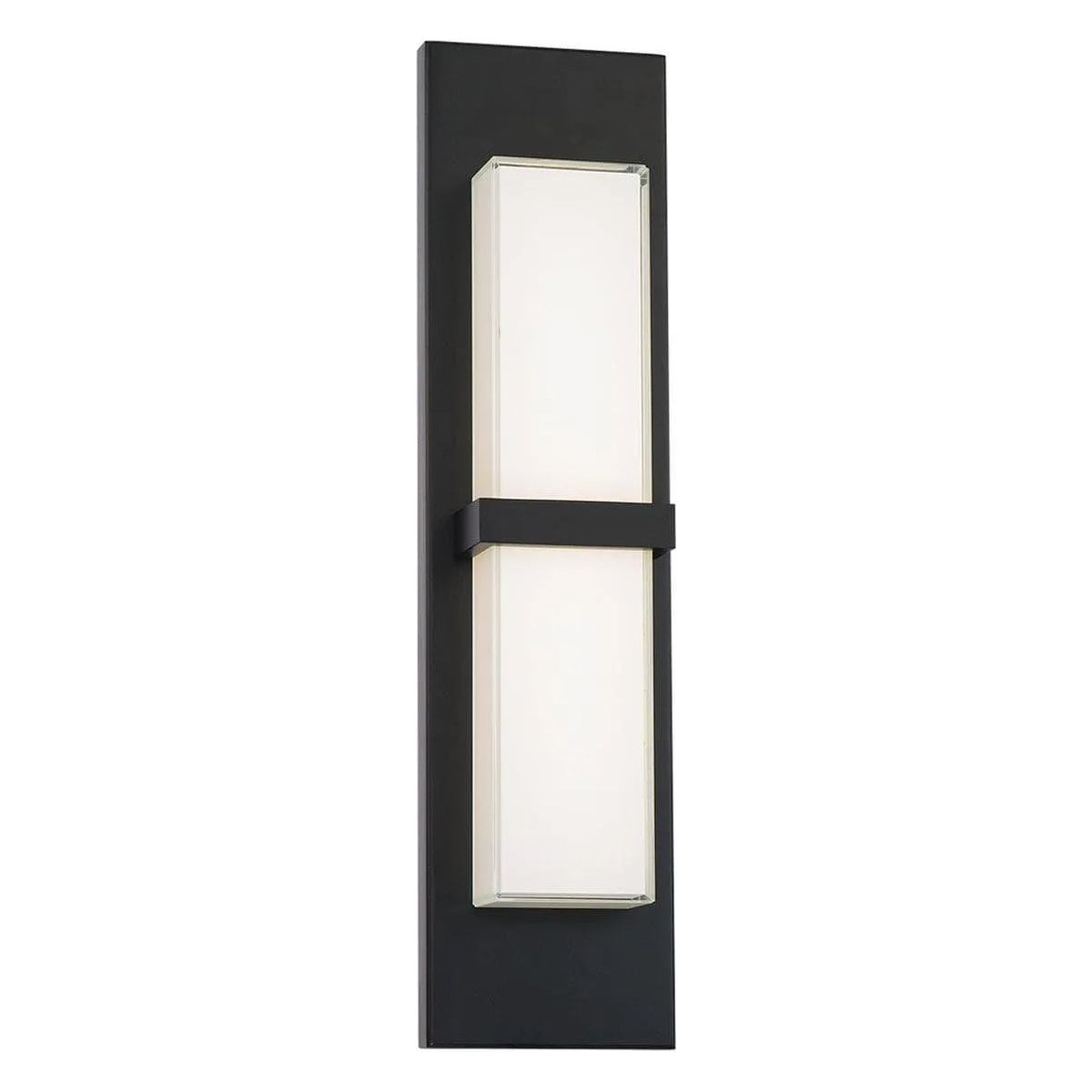 WAC Lighting - Bandeau LED Outdoor Wall Light - WS-W21122-30-BK | Montreal Lighting & Hardware