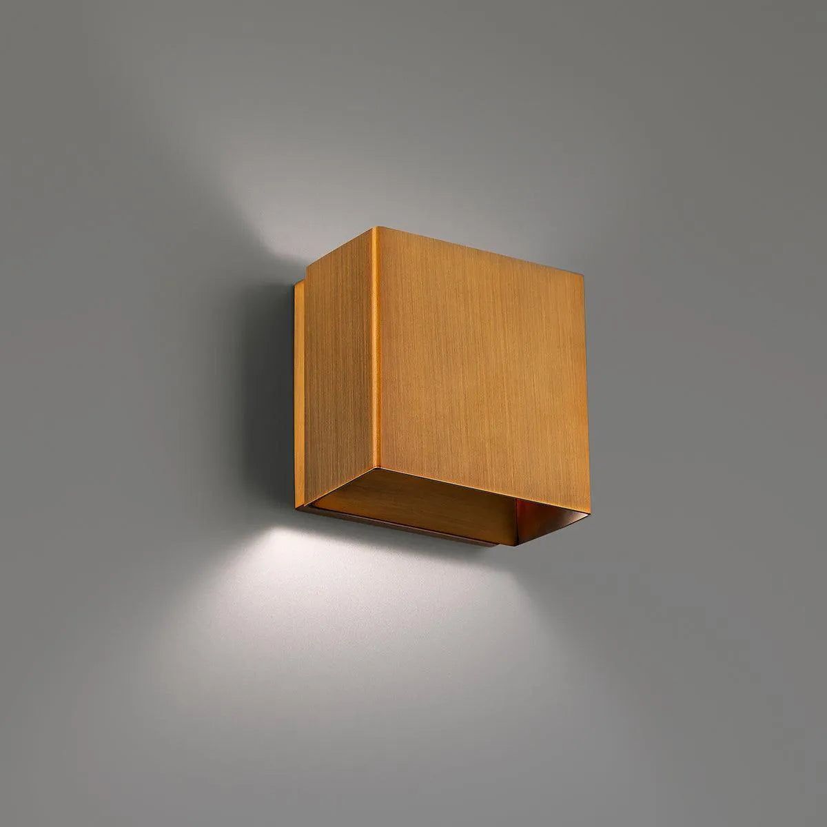 WAC Lighting - Boxi LED Wall Sconce - WS-45105-27-AB | Montreal Lighting & Hardware