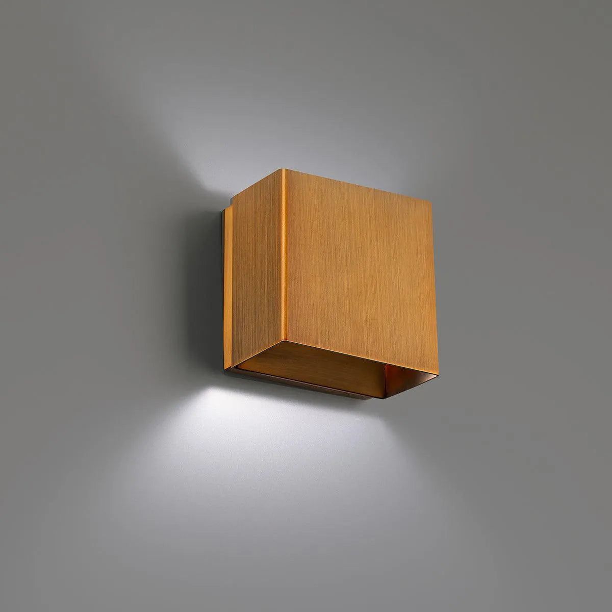 WAC Lighting - Boxi LED Wall Sconce - WS-45105-30-AB | Montreal Lighting & Hardware