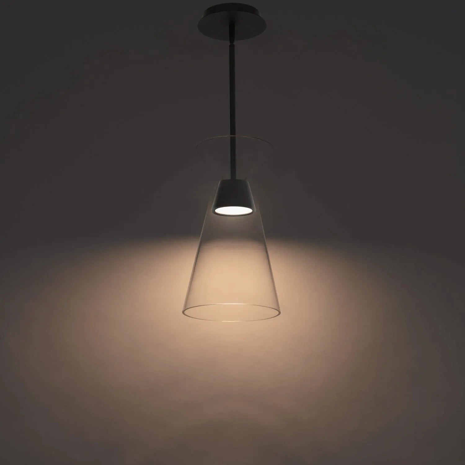 WAC Lighting - Chandra Conical LED Mini Pendant - PD-87214-BK | Montreal Lighting & Hardware