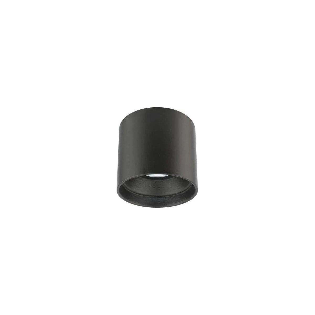 WAC Lighting - Downtown Round LED Outdoor Flush Mount - FM-W47205-30-BK | Montreal Lighting & Hardware