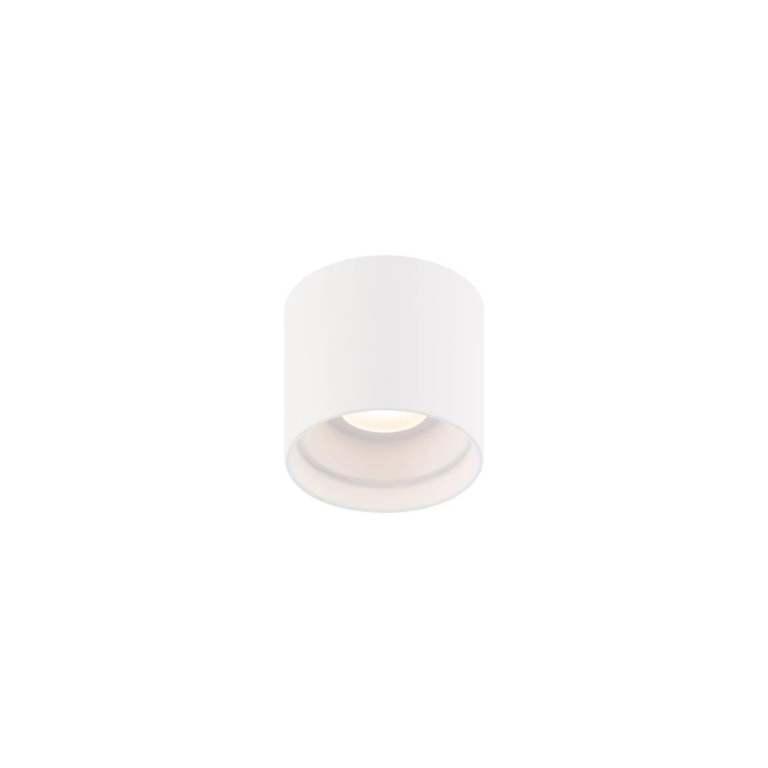 WAC Lighting - Downtown Round LED Outdoor Flush Mount - FM-W47205-30-WT | Montreal Lighting & Hardware