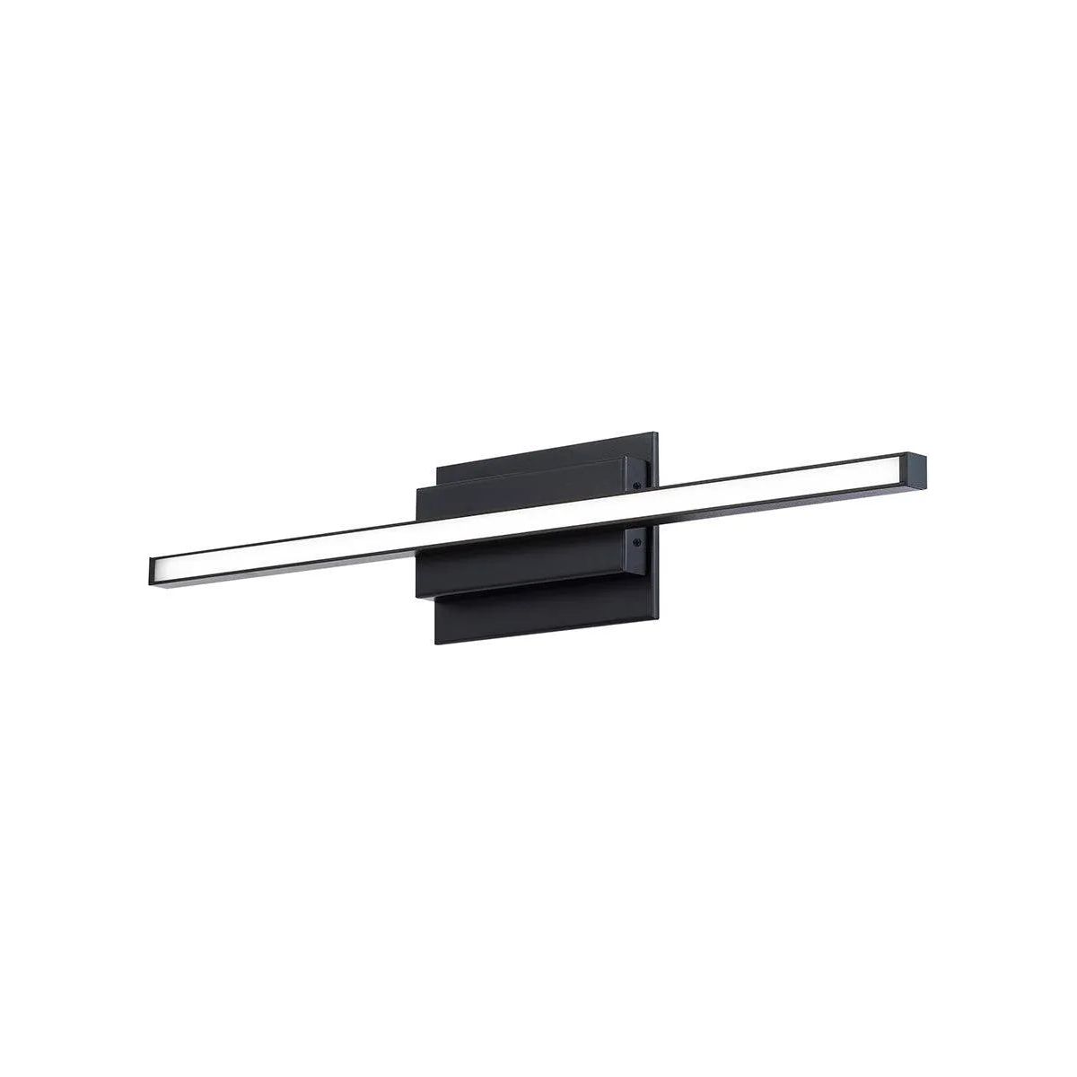 WAC Lighting - Parallax LED Bathroom Vanity & Sconce - WS-73124-BK | Montreal Lighting & Hardware