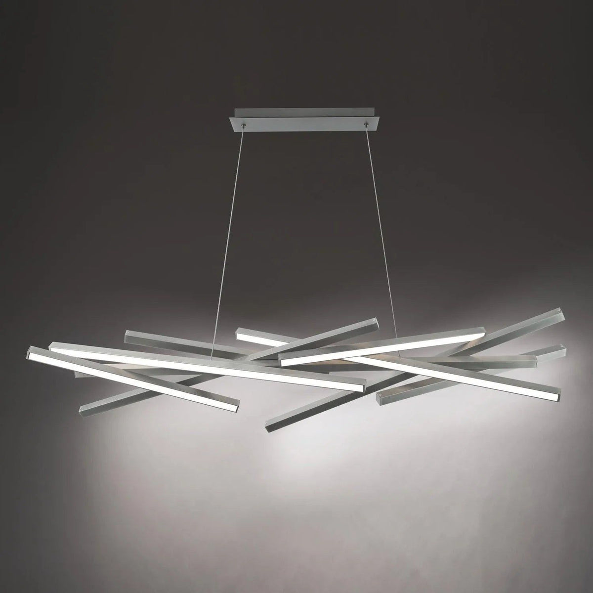 WAC Lighting - Parallax LED Chandelier - PD-73155-BN | Montreal Lighting & Hardware